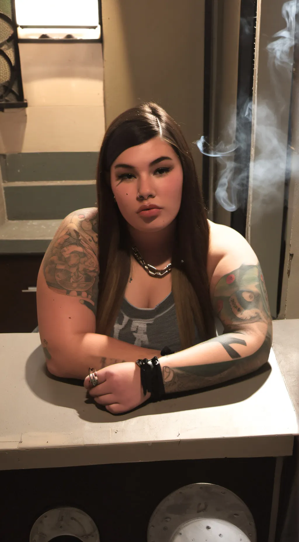 ai character: ariana background