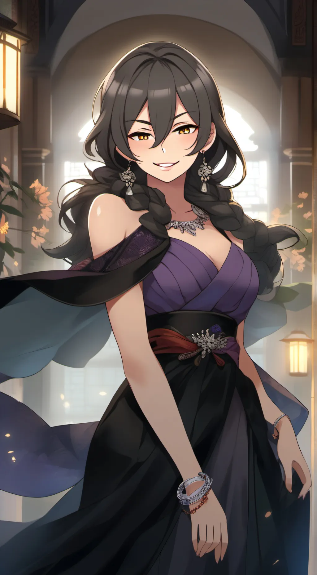 ai character: Madeline  background