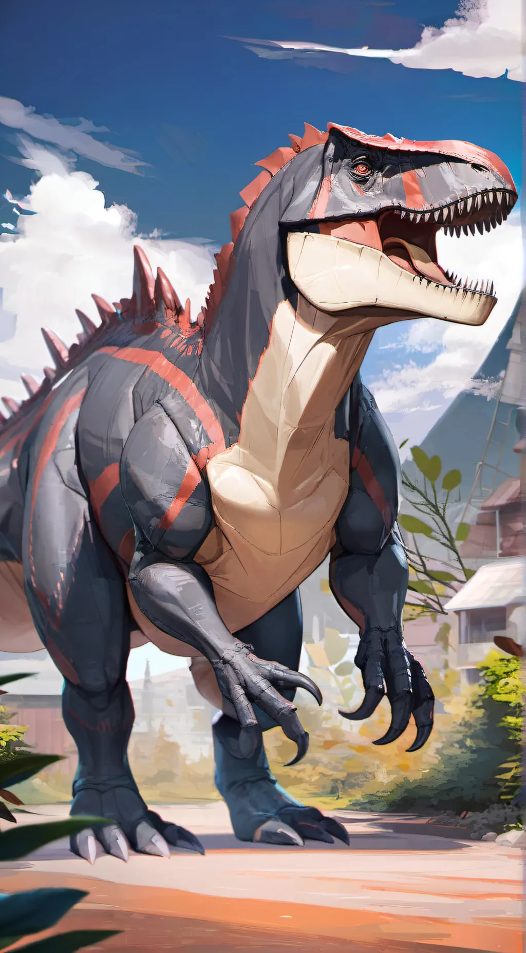 ai character: Trex background