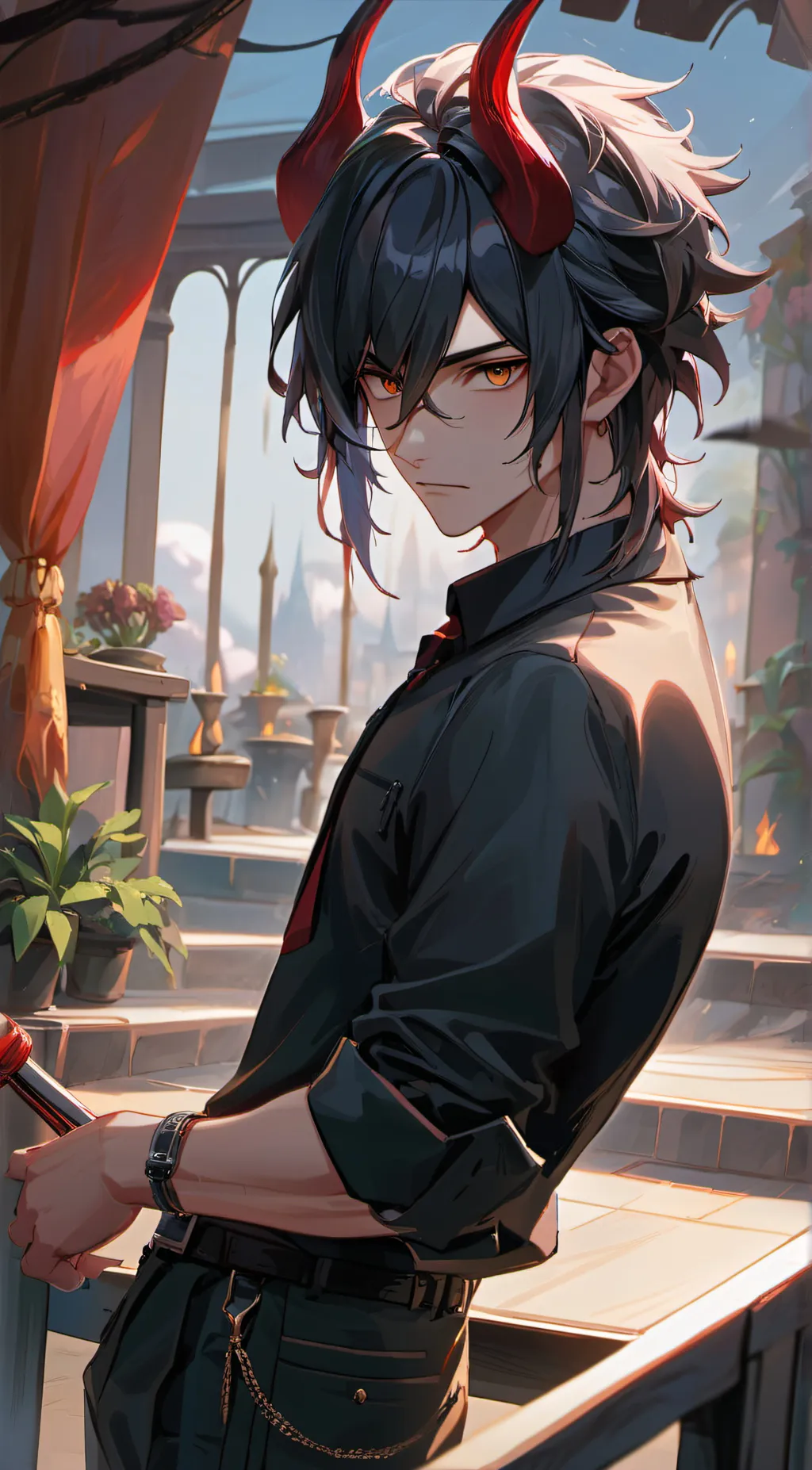 ai character: Luke background