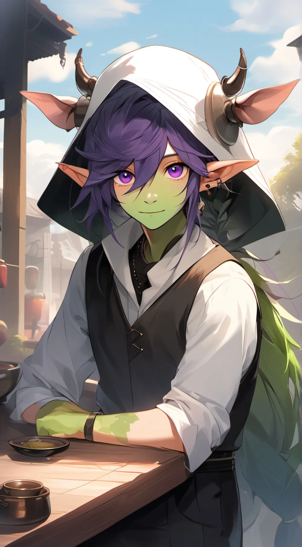 ai character: Spazoid background