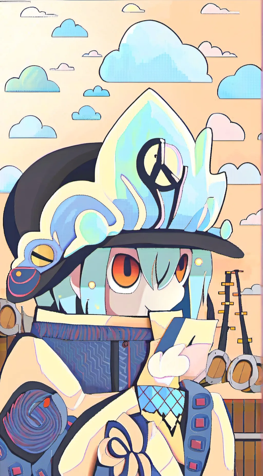 ai character: Aria background