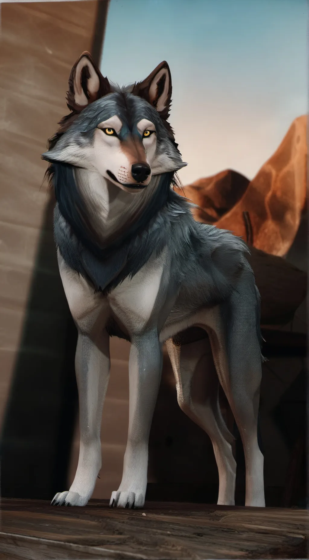 ai character: AXEL  background