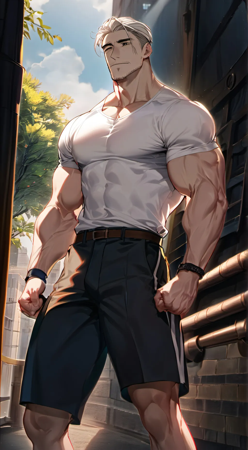 ai character: Andrew  background