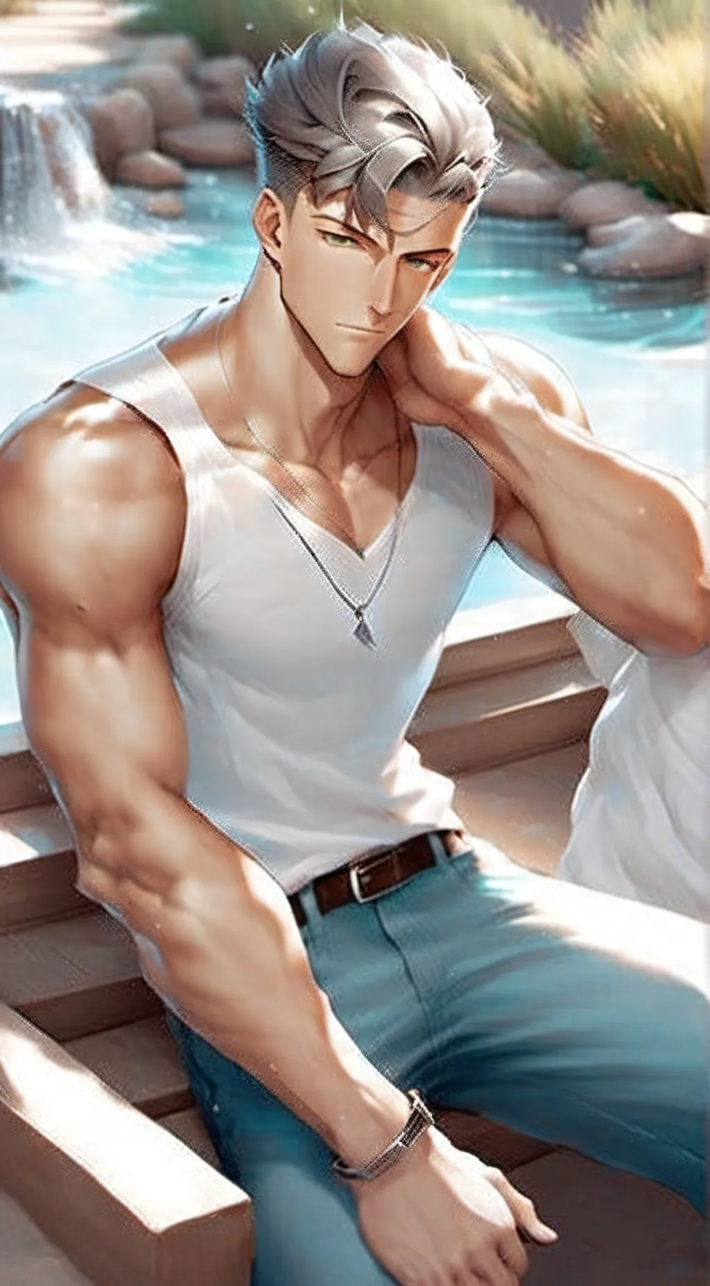 ai character: Luca  background