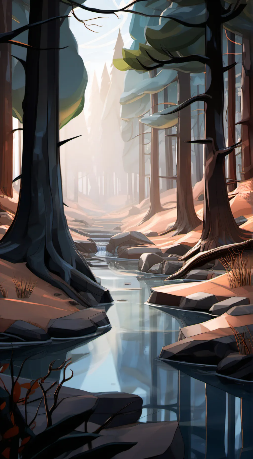 ai character: MHA road trip  background