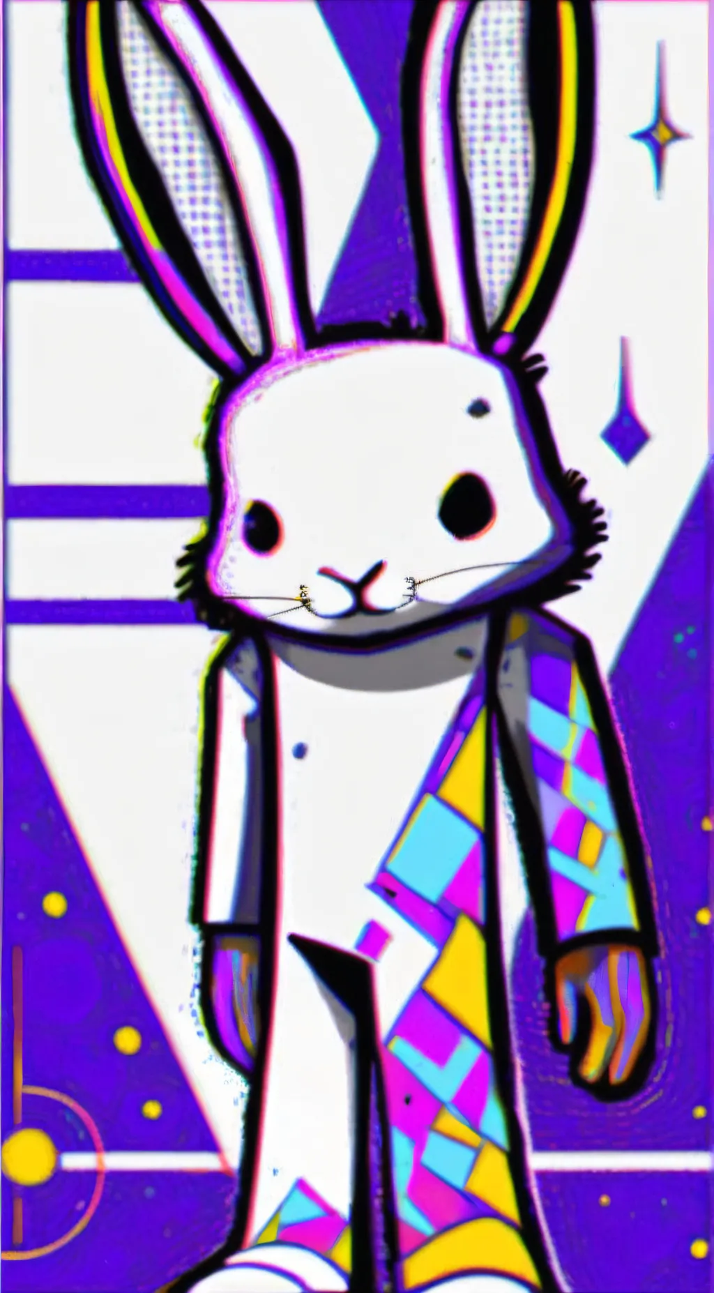 ai character: abstracted jax  background