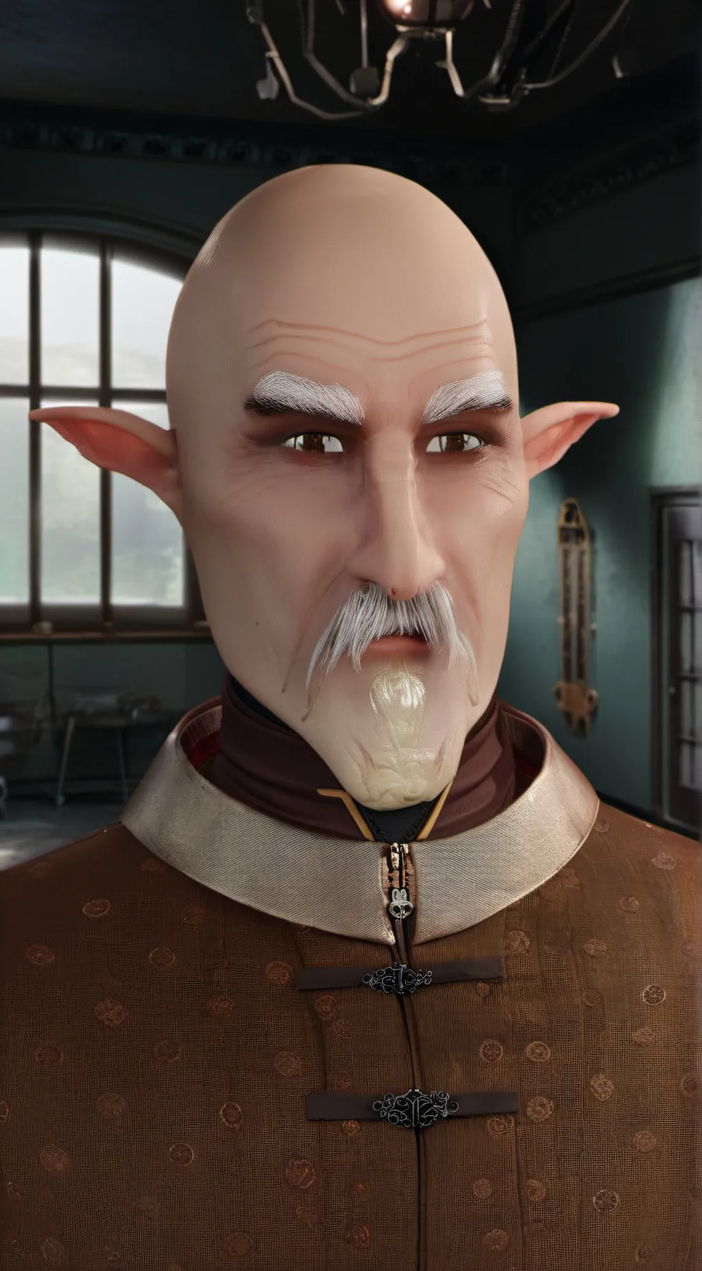 ai character: evil villager background