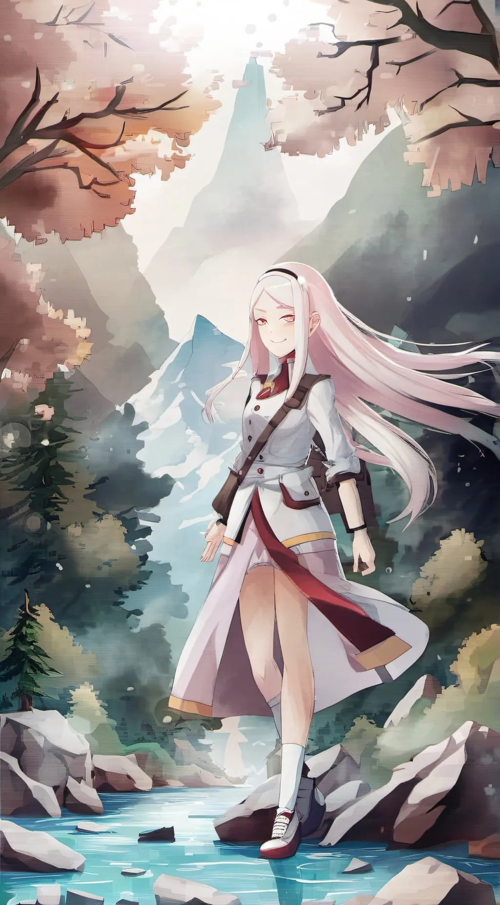 ai character: Sakura Haruno background