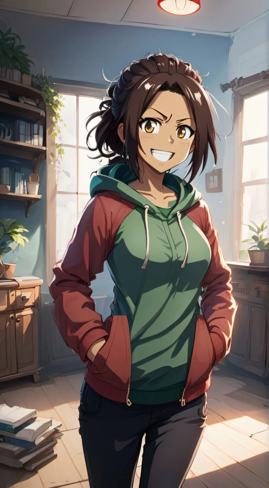 ai character: Kikari Hazakura background