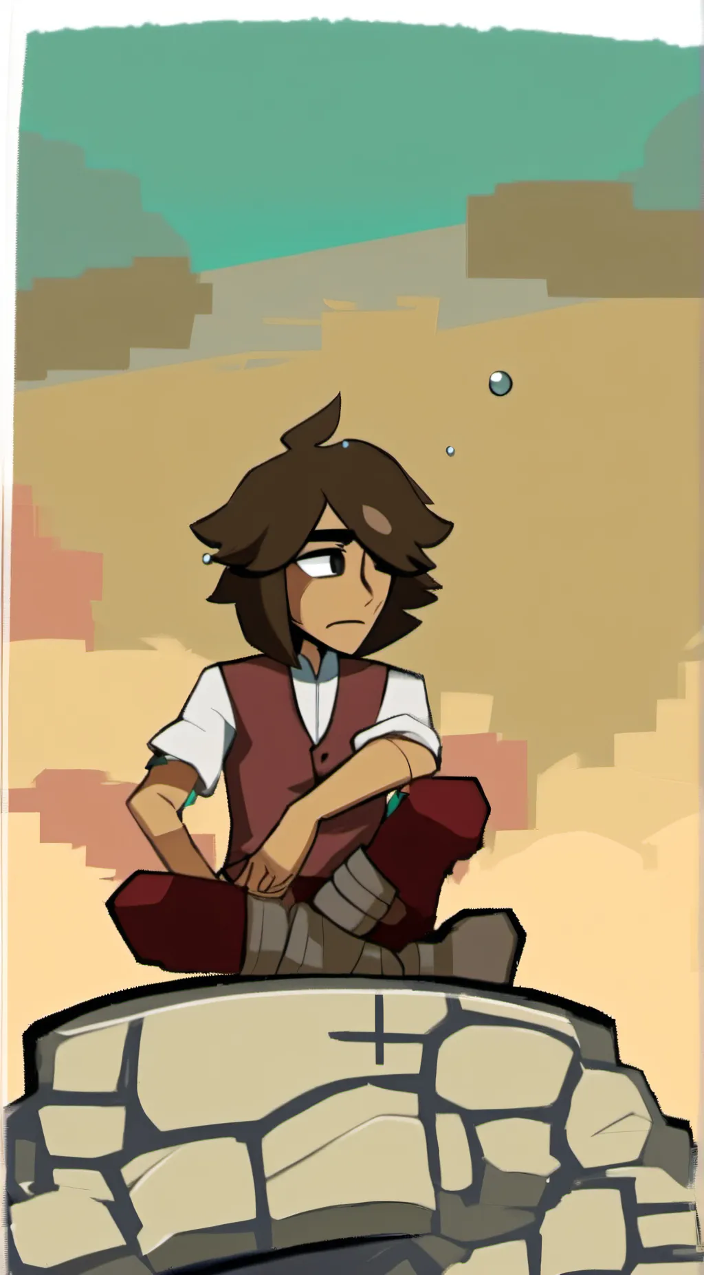 ai character: Noah  •——•. background