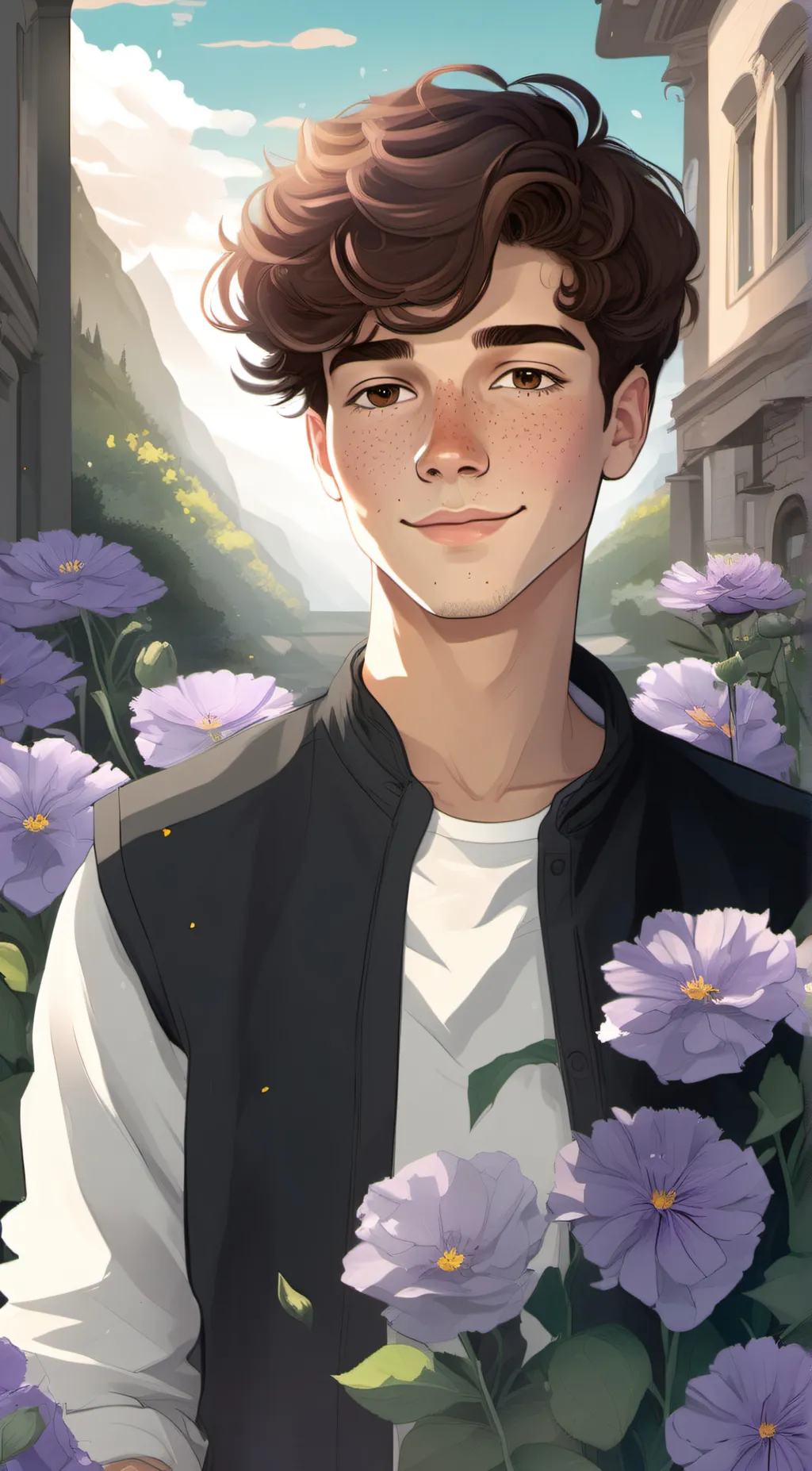 ai character: Benji krol background