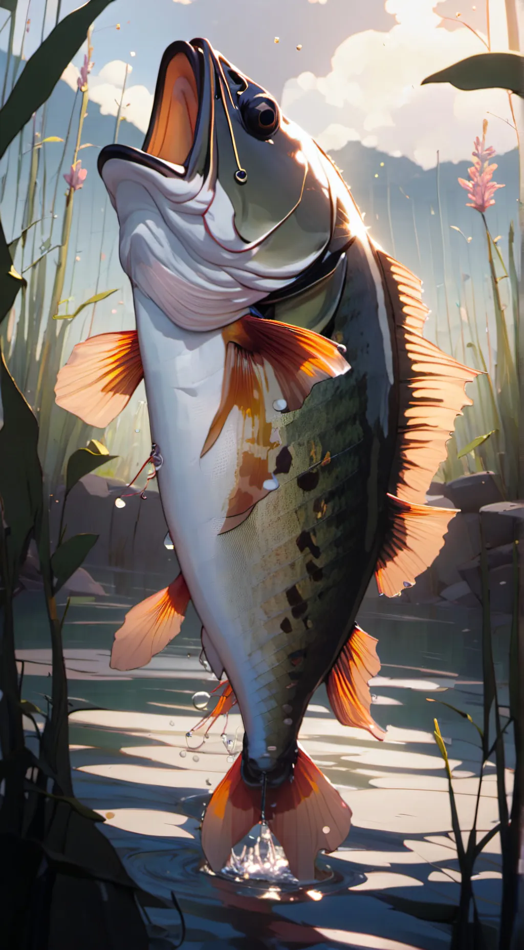 ai character: the bass background