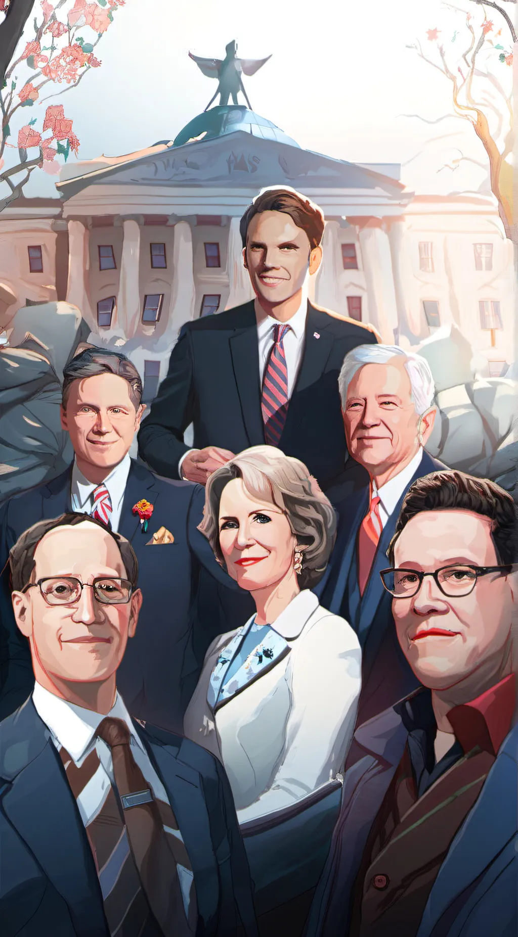 ai character: The Democrats background