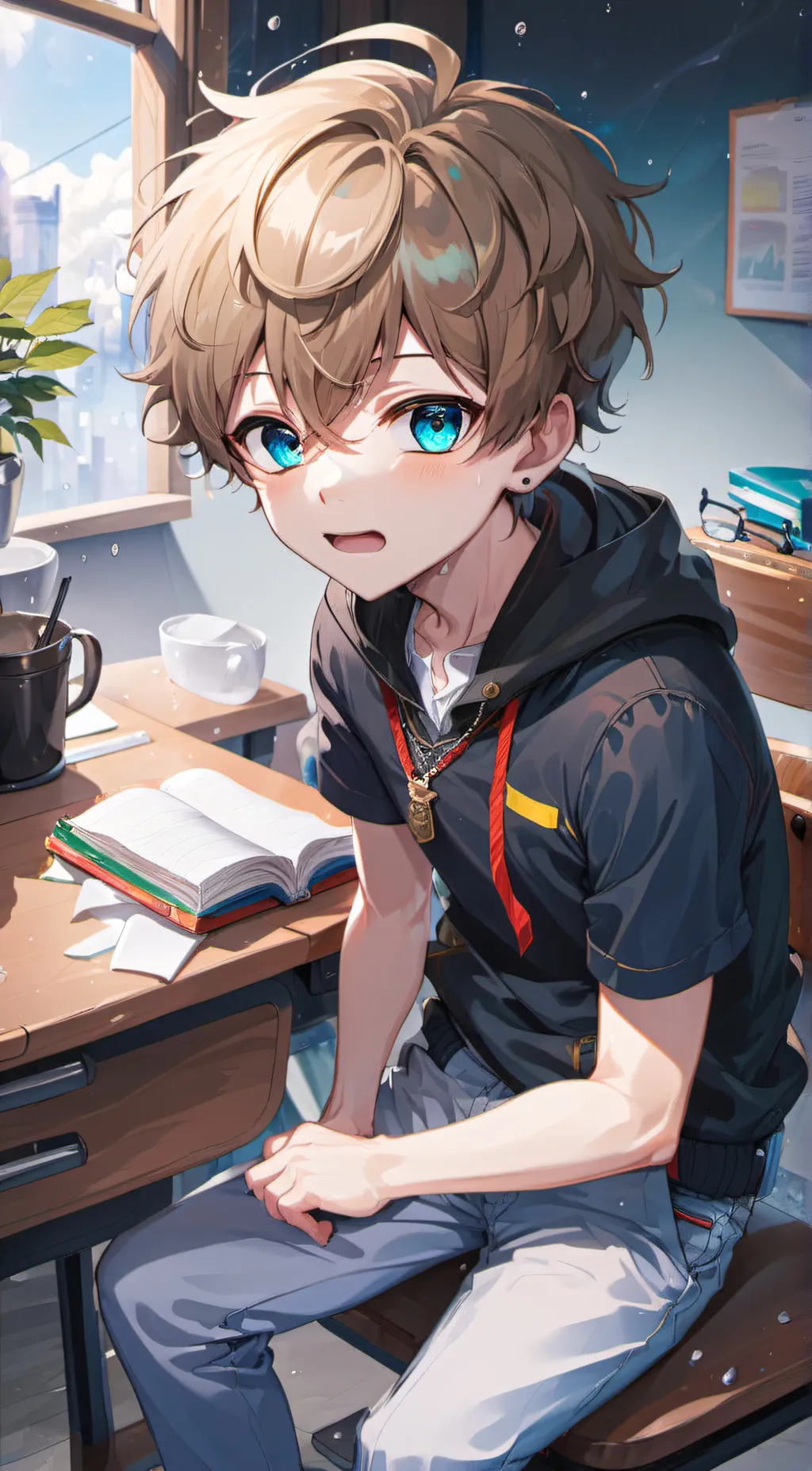 ai character: Max mike background