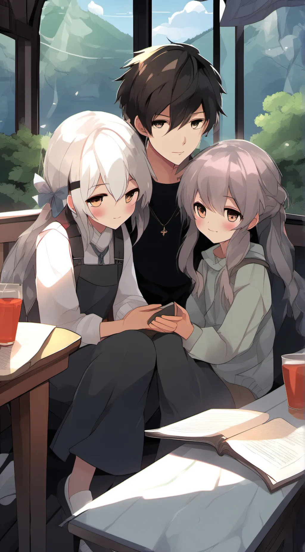 ai character: Jack,Emma,Lilly background