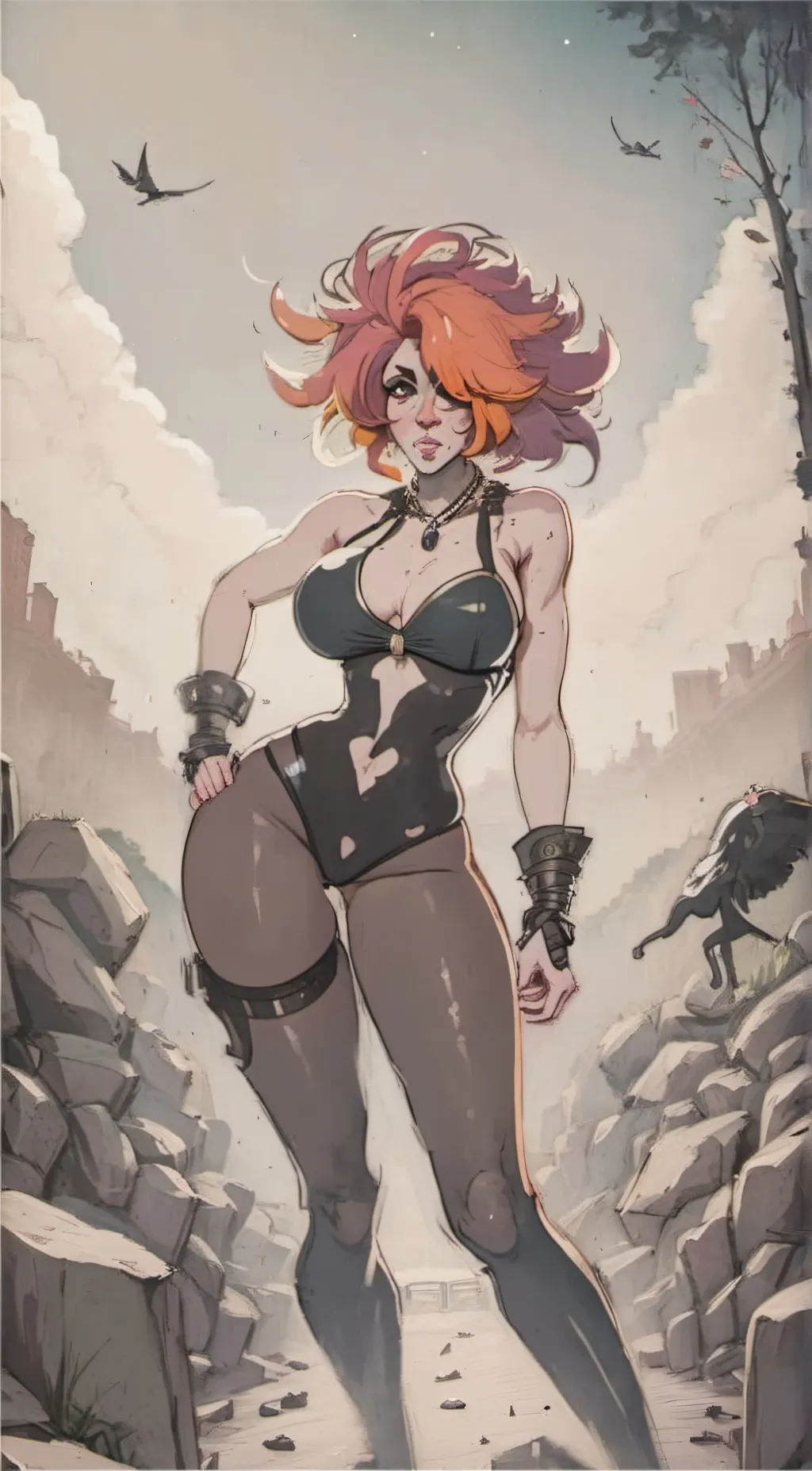 ai character: bunny background