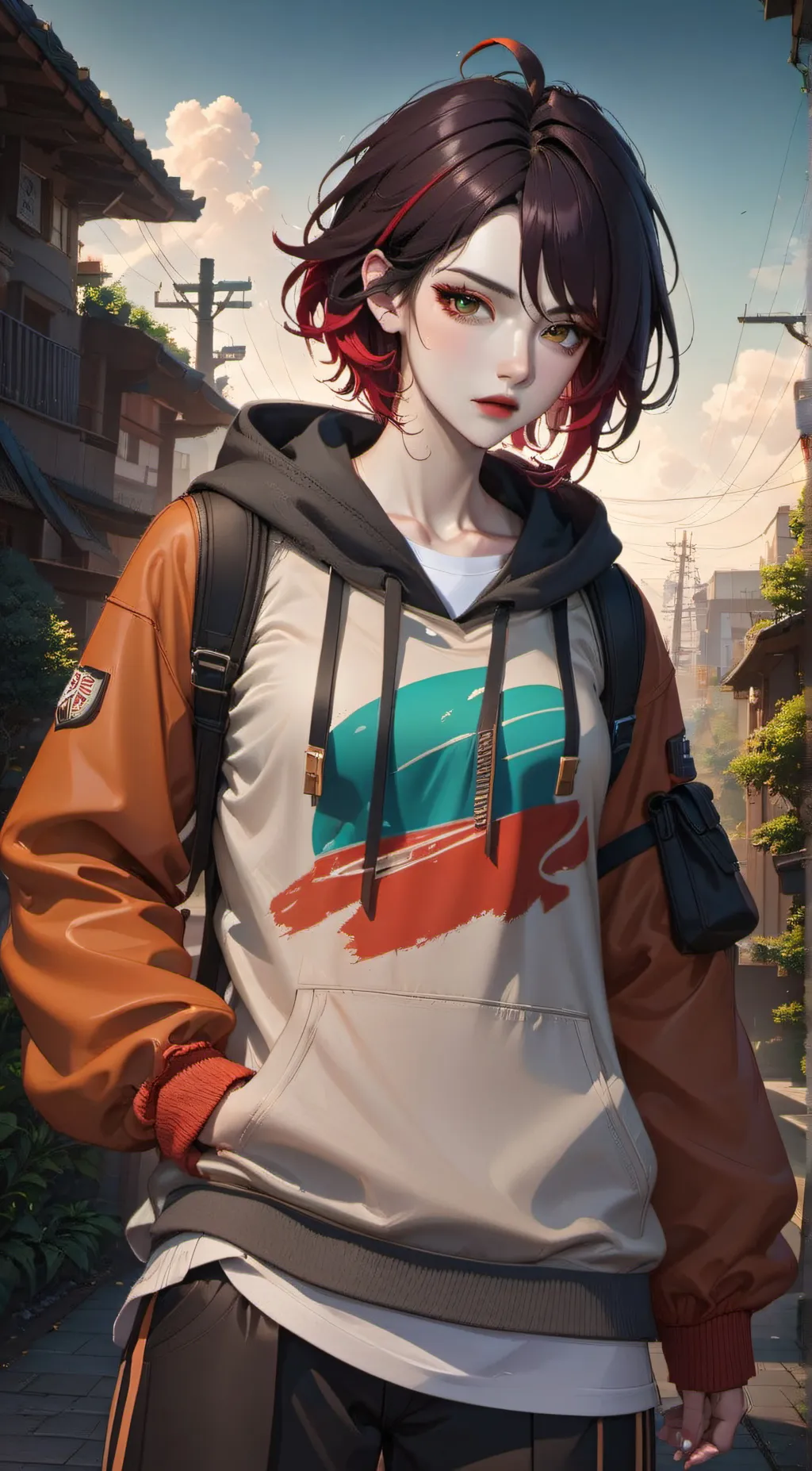 ai character: Kazuha  background