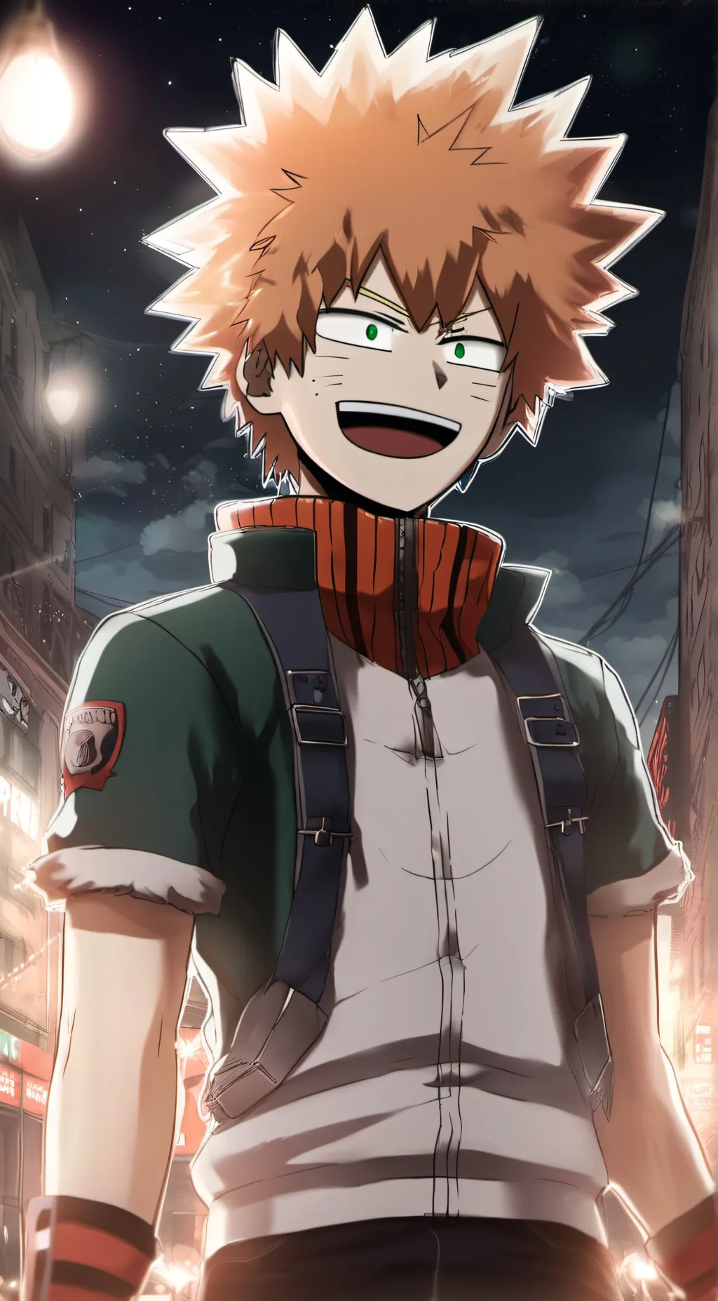 ai character: Past bakugo background