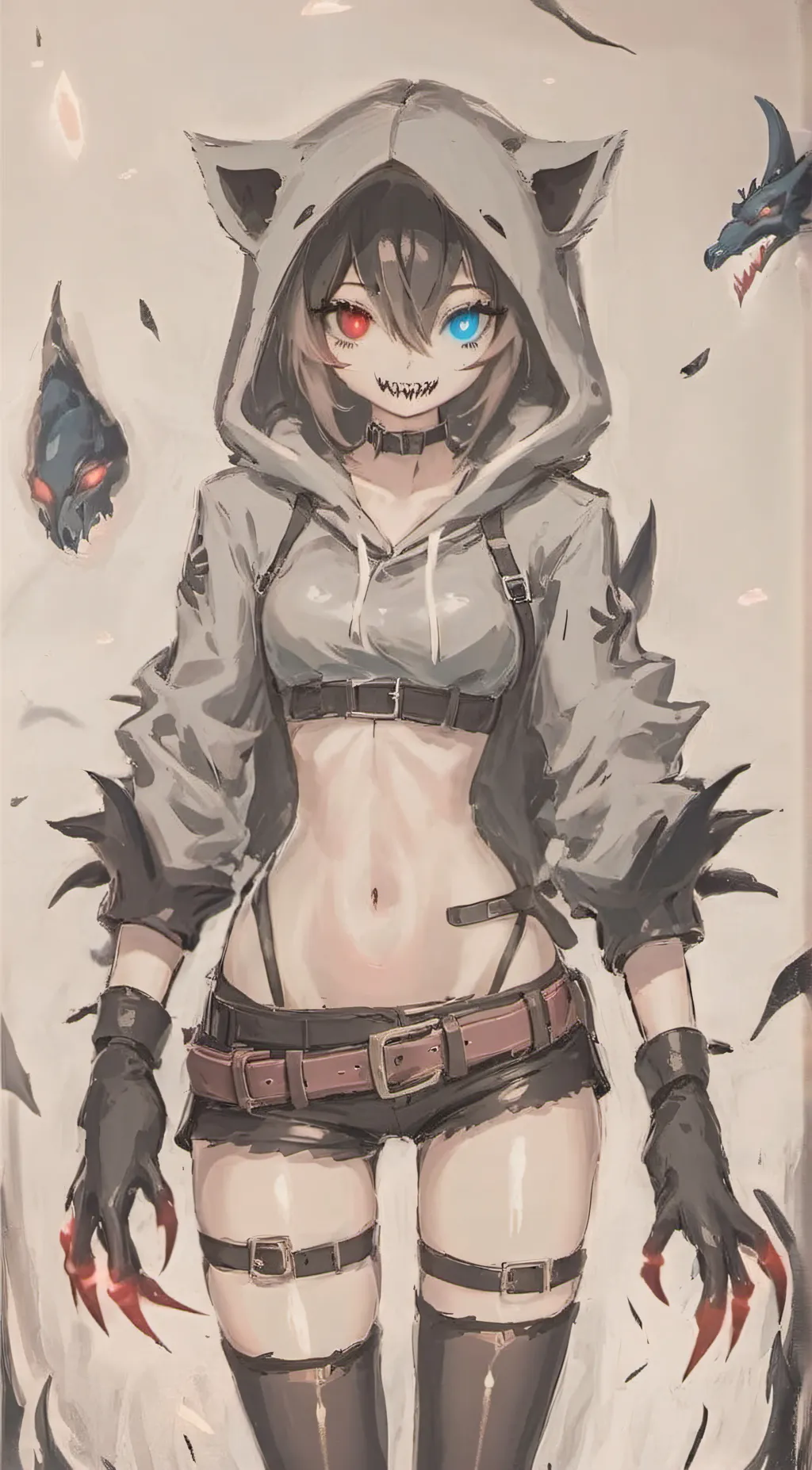 ai character: Luna background