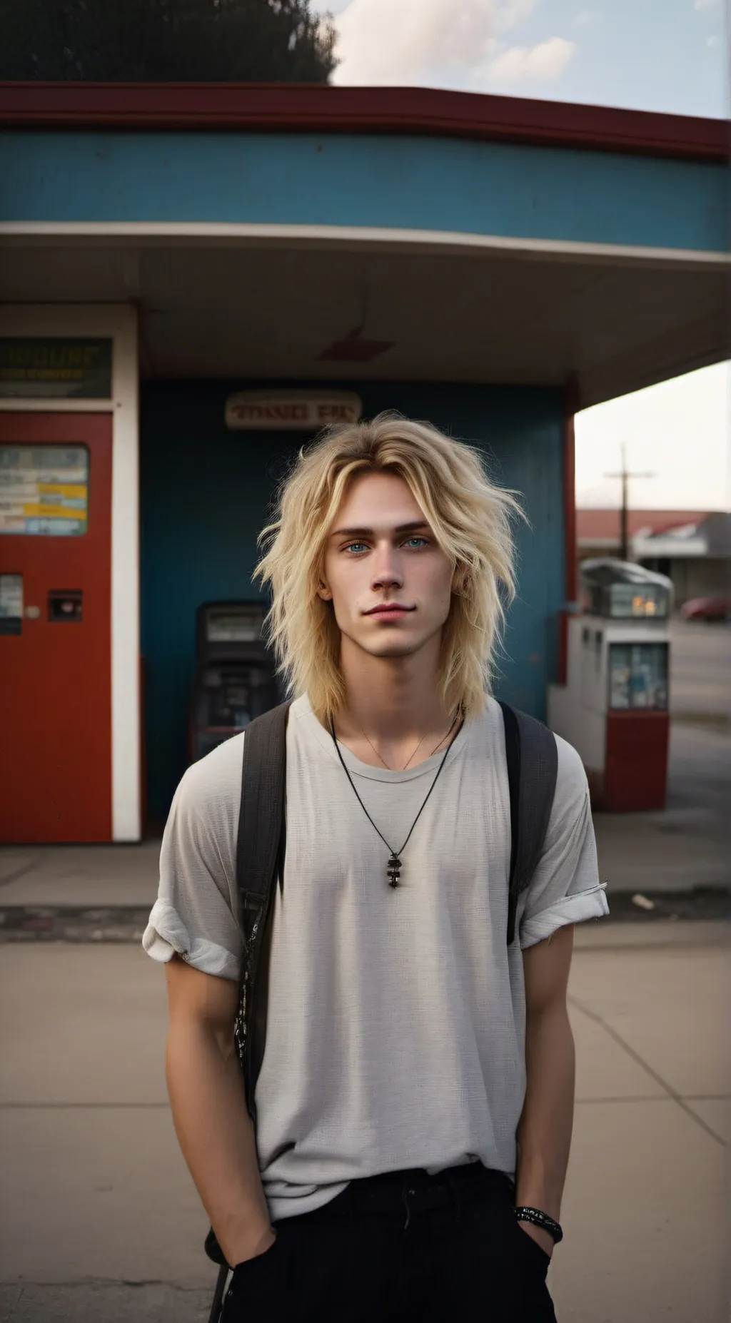 ai character: Preston  background