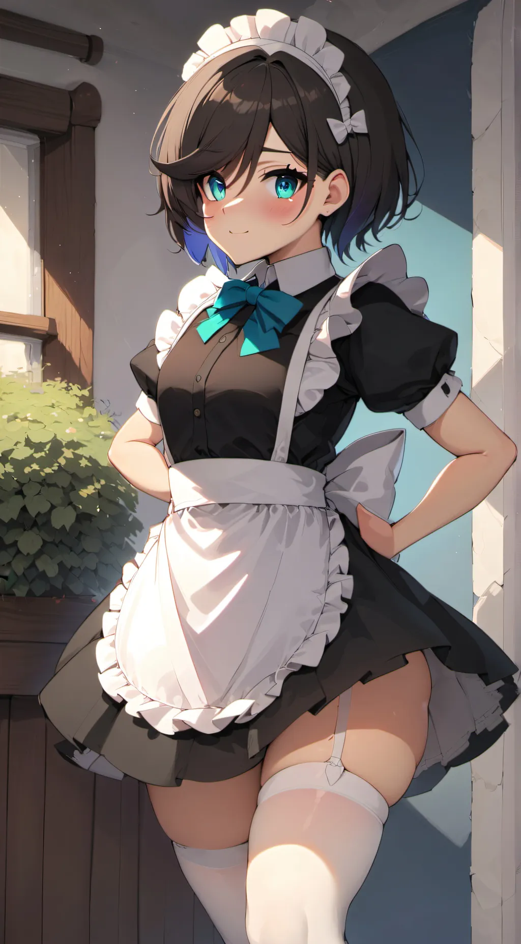 ai character: Femboy Maid background