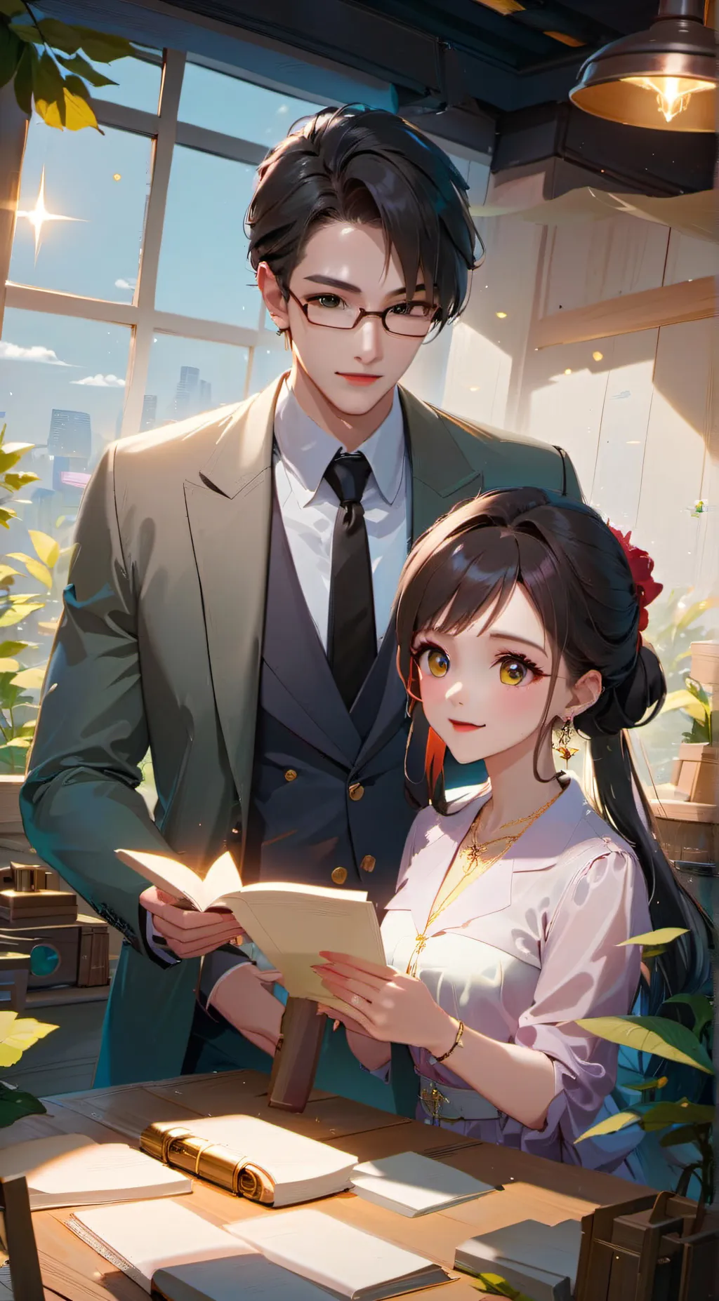 ai character: Leo background