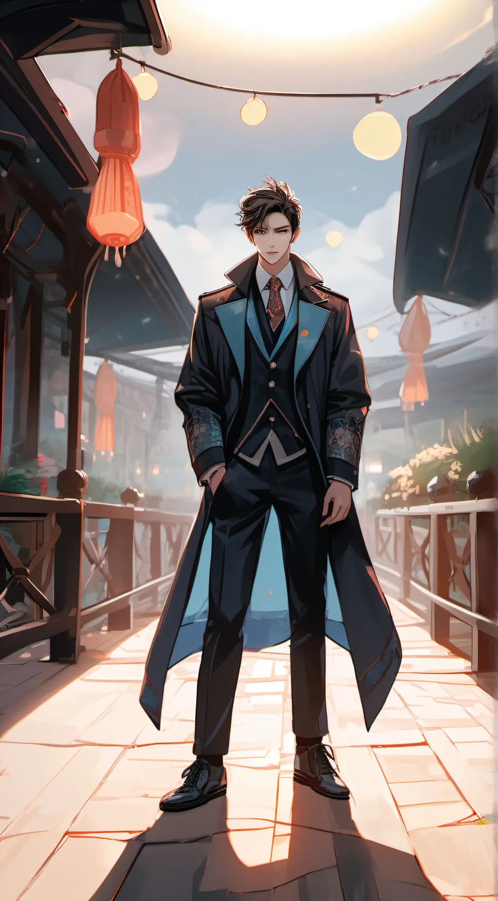 ai character: Liam  background