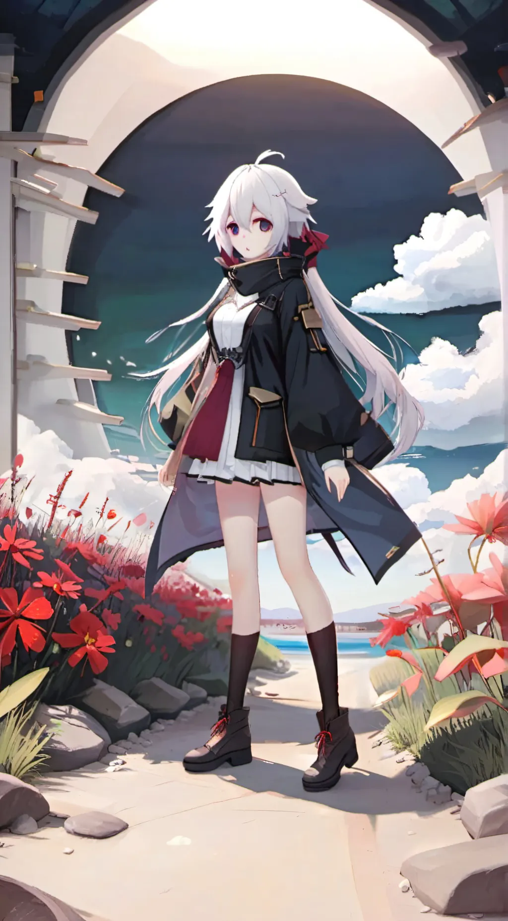 ai character: MHA-Christmas  background