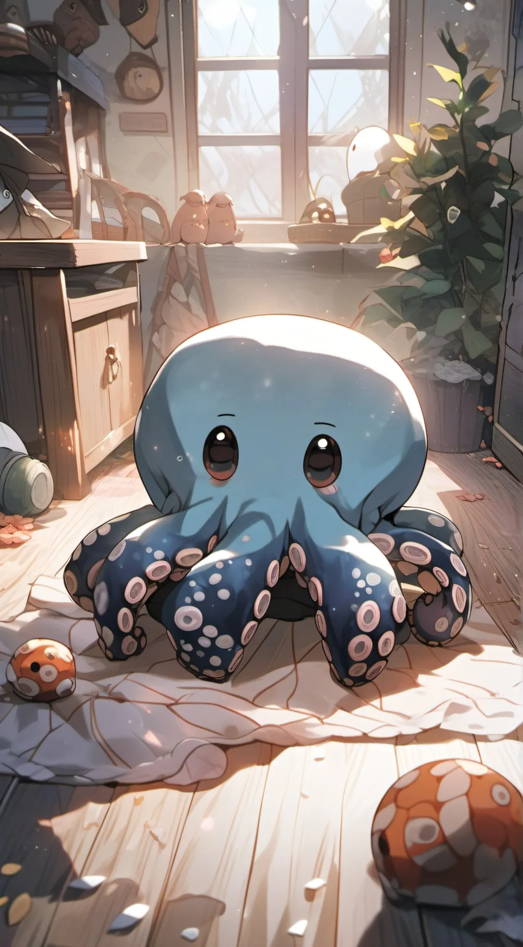 ai character: Squishy background