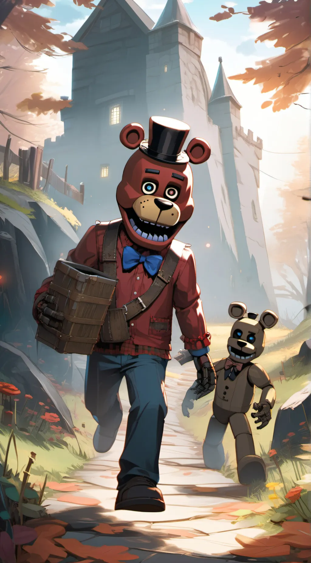 ai character: Grandma Rock Fredd background