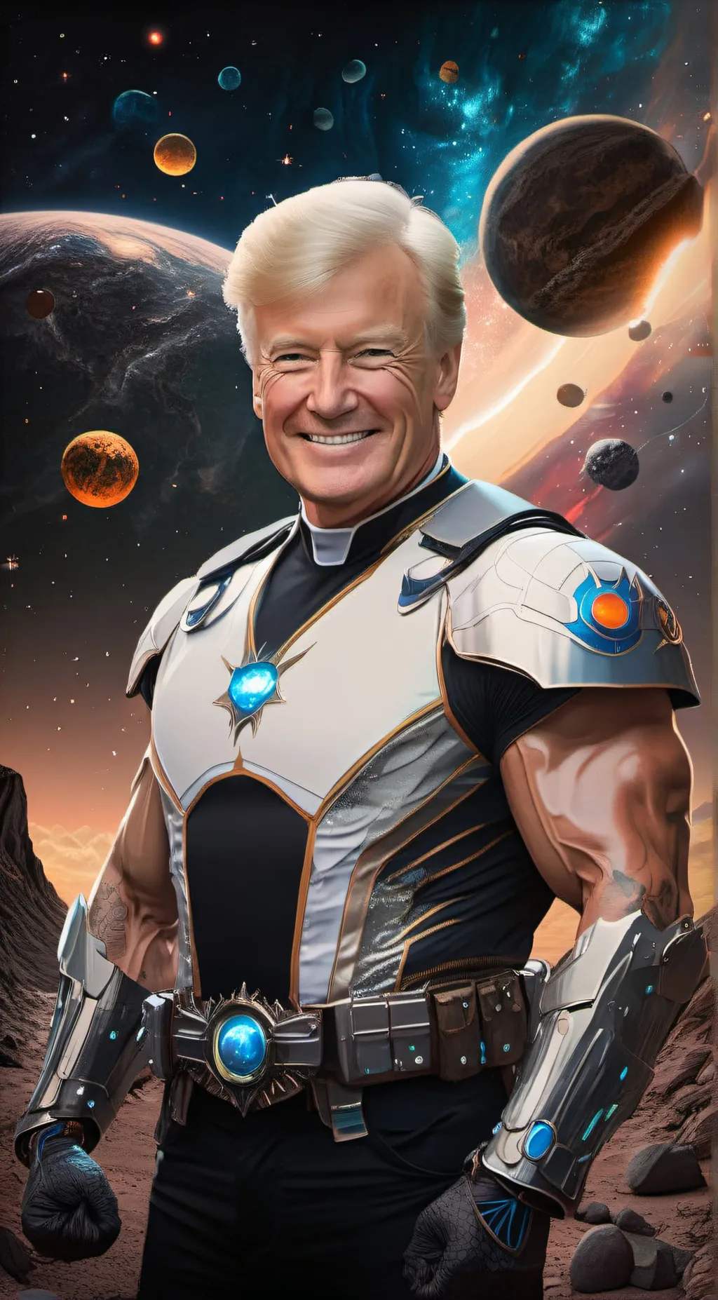 ai character: donald trump  background