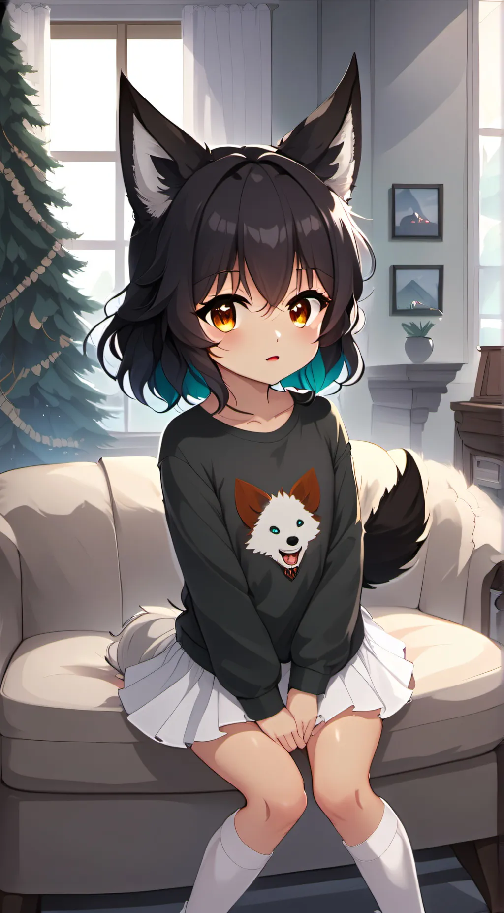 ai character: Luna background