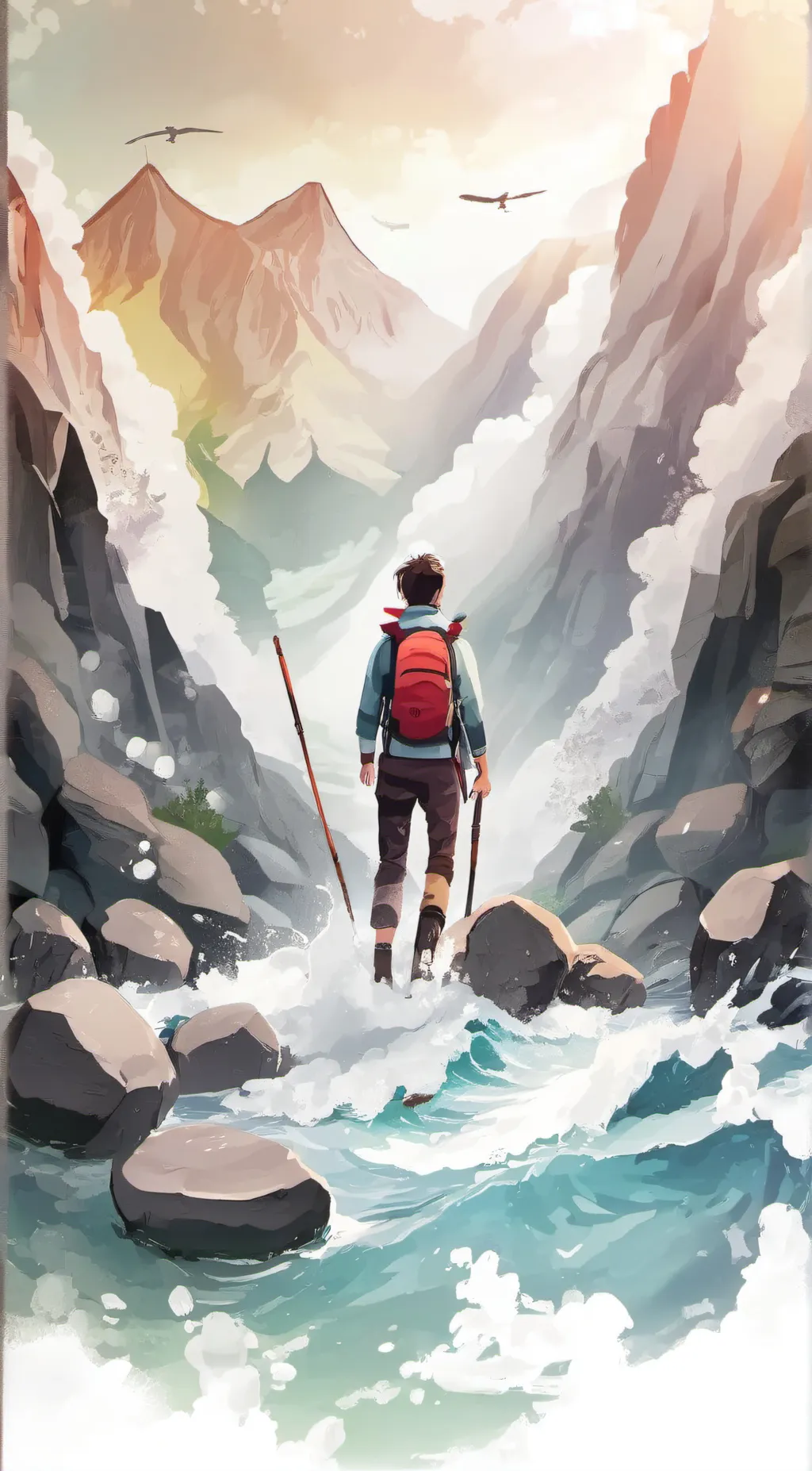 ai character: meme background