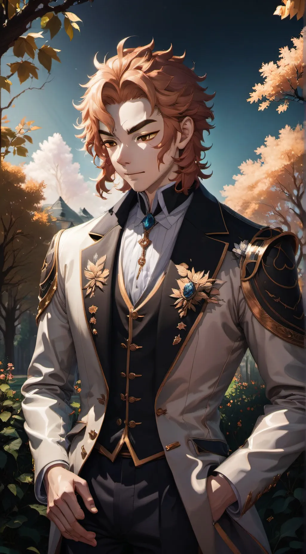 ai character: Rengoku background