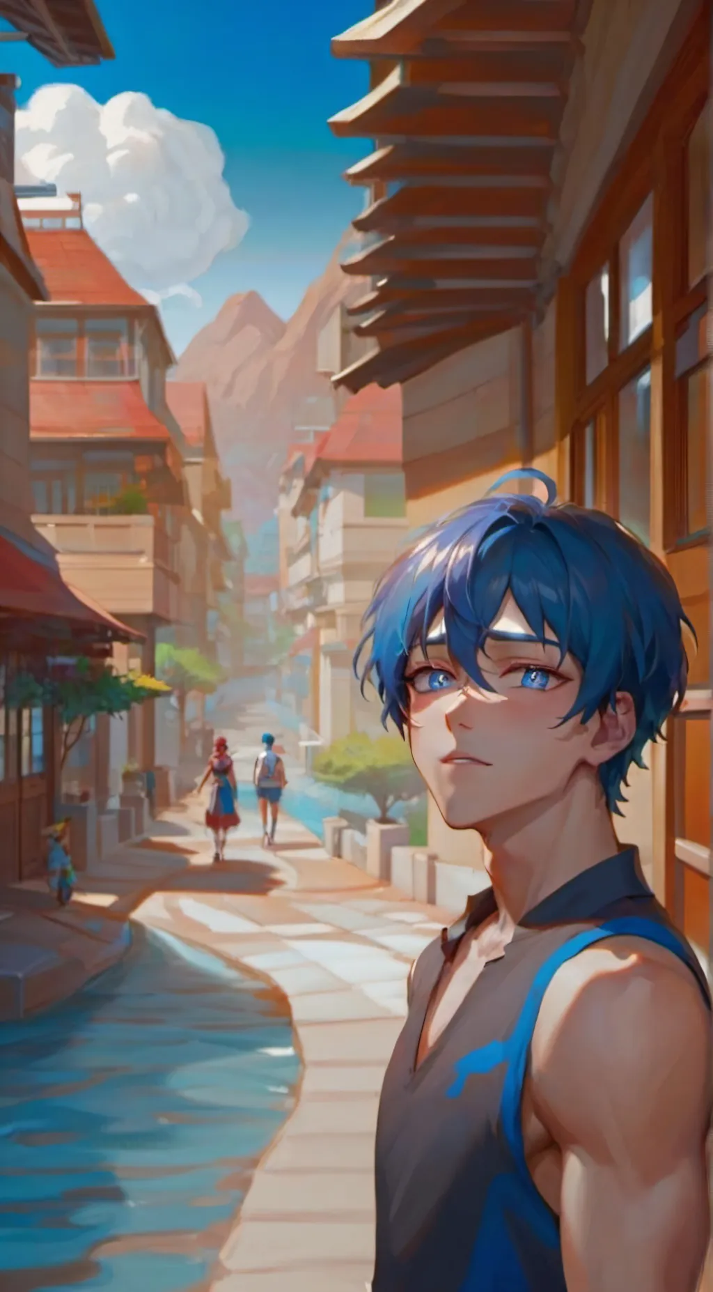 ai character: Alex(your BF) background