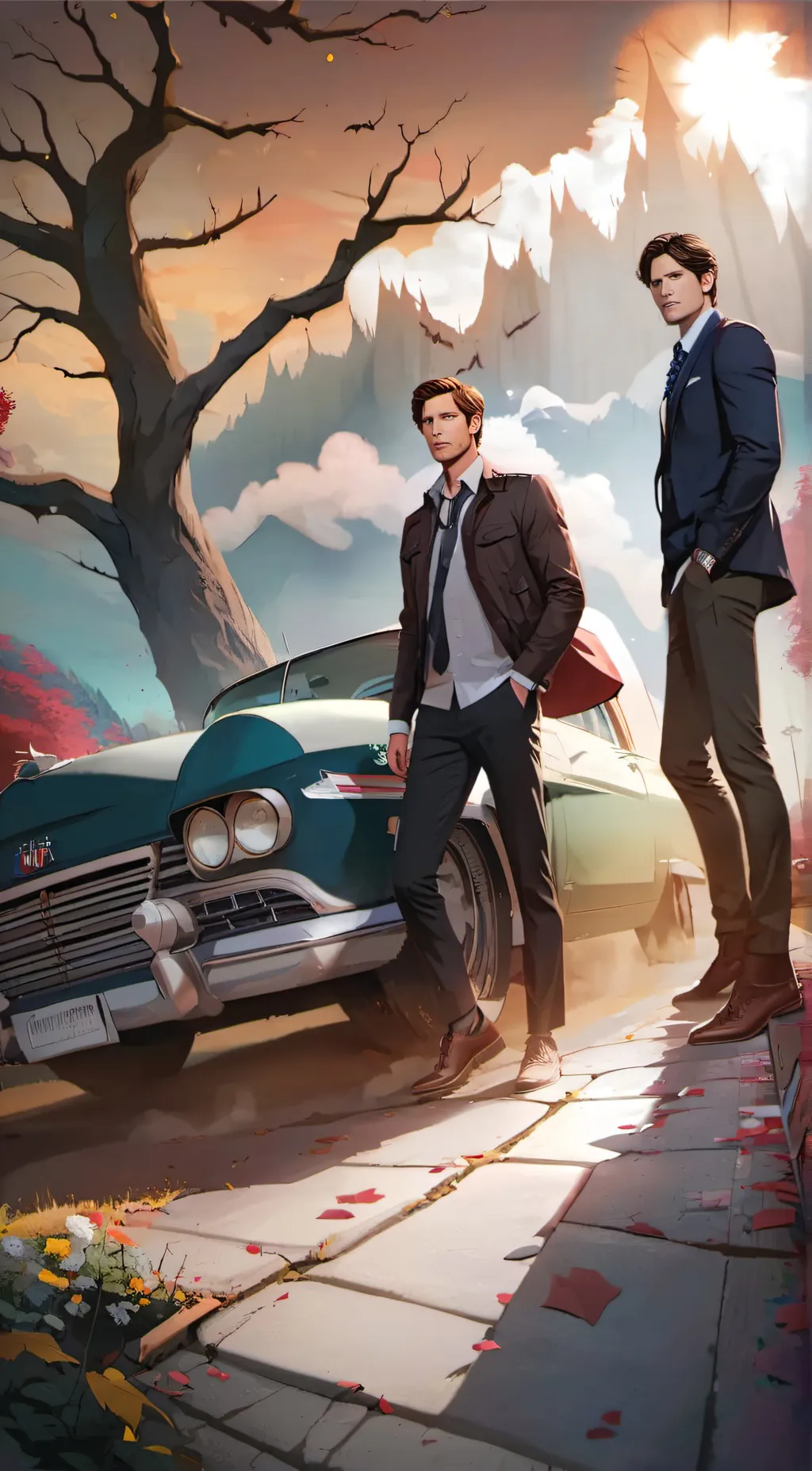 ai character: stuck in a room background