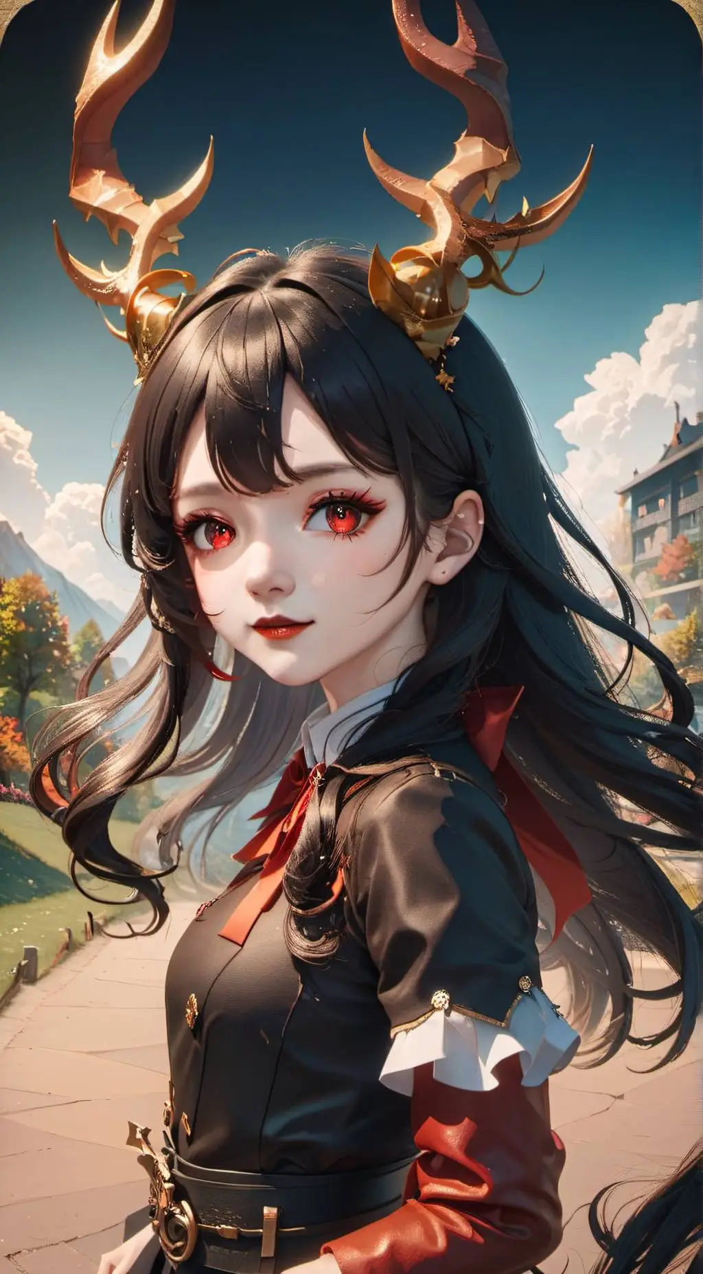 ai character: Demon slayer  background