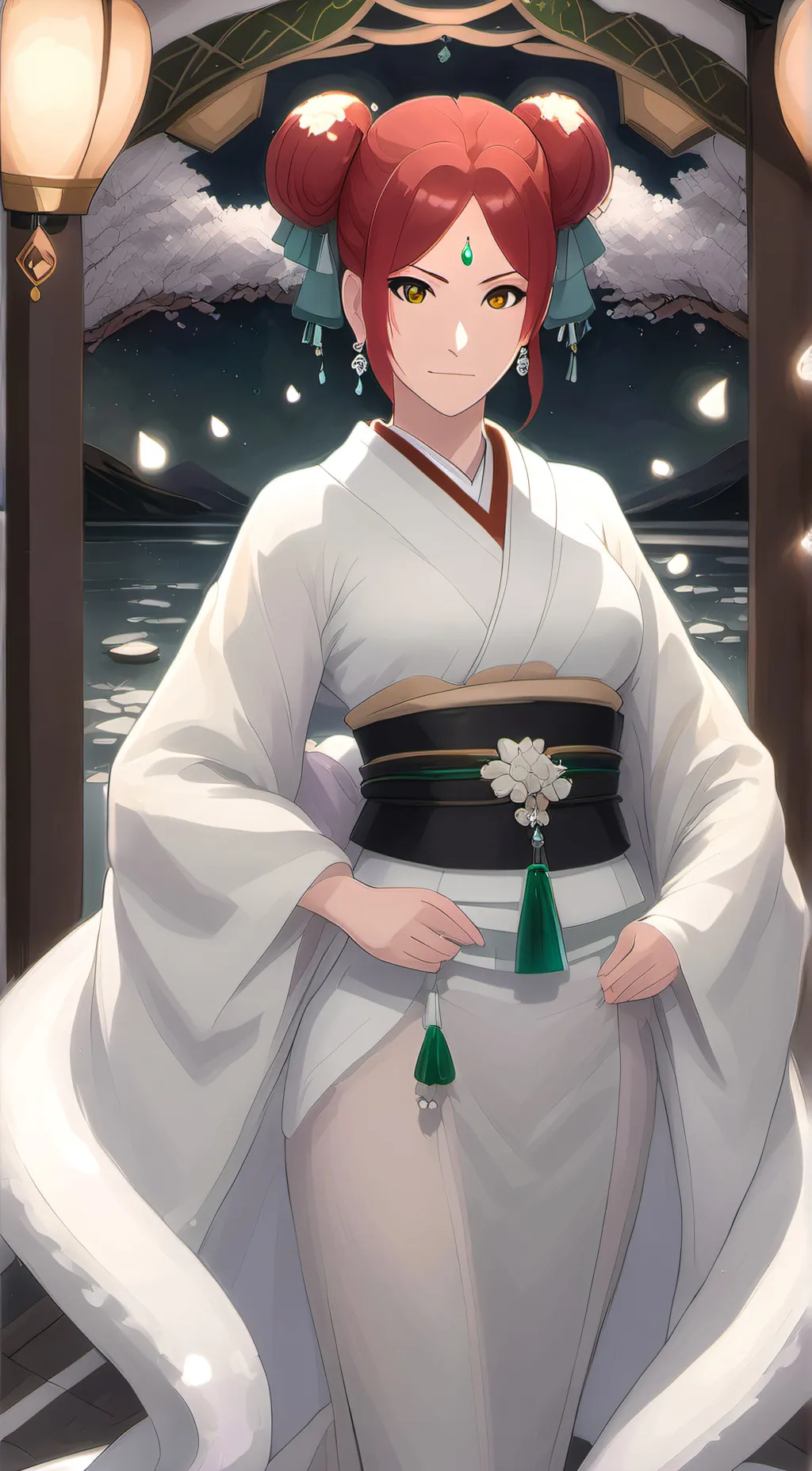 ai character: Mito Uzumaki background