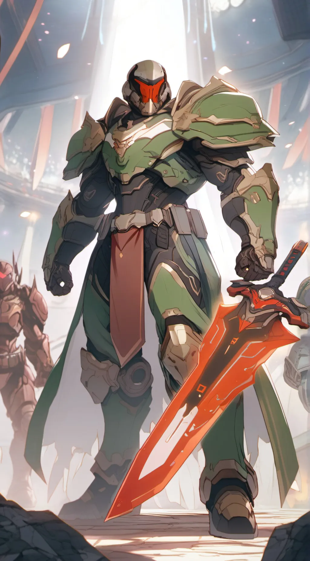 ai character: demon slayer background