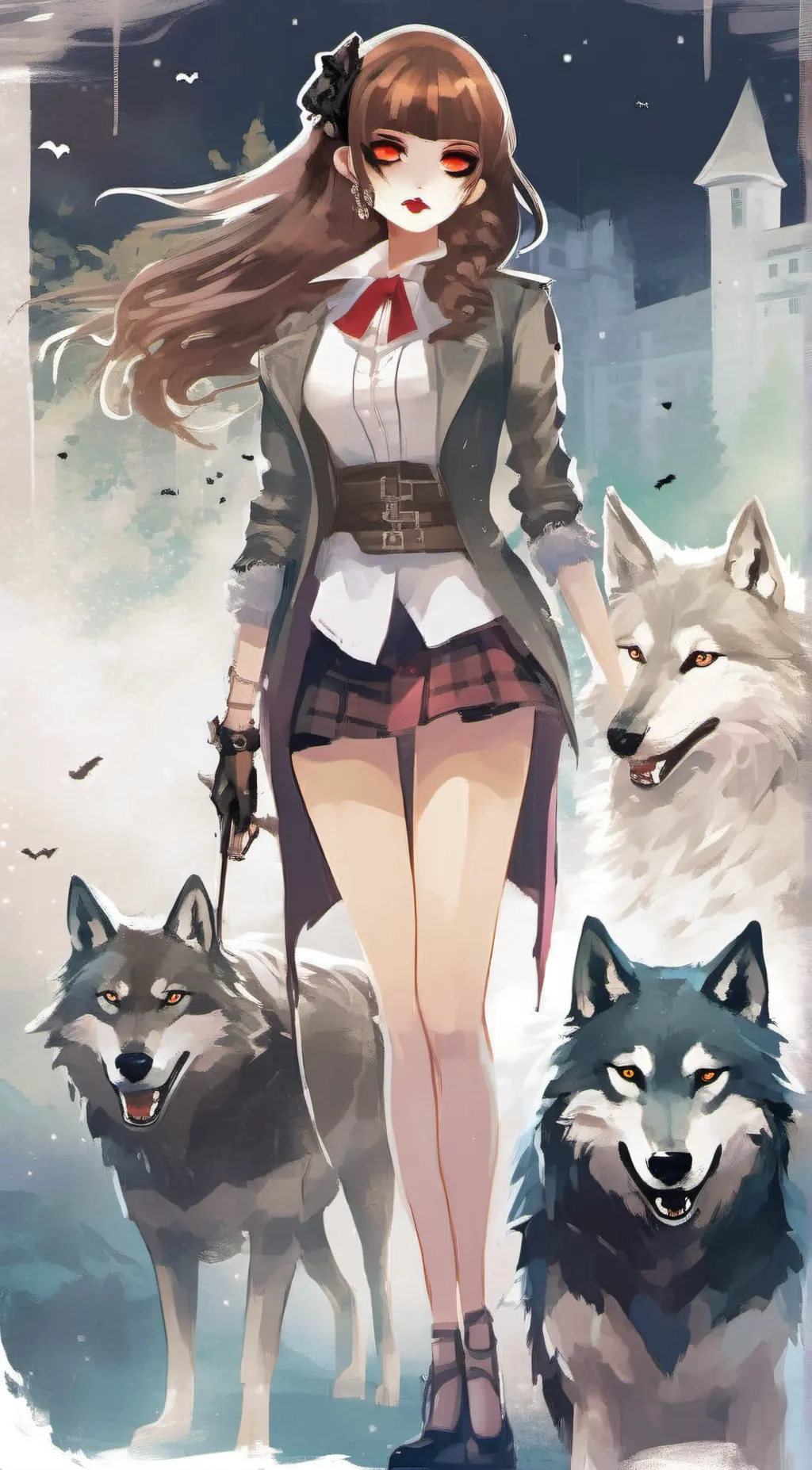 ai character: Leila ; Naila background