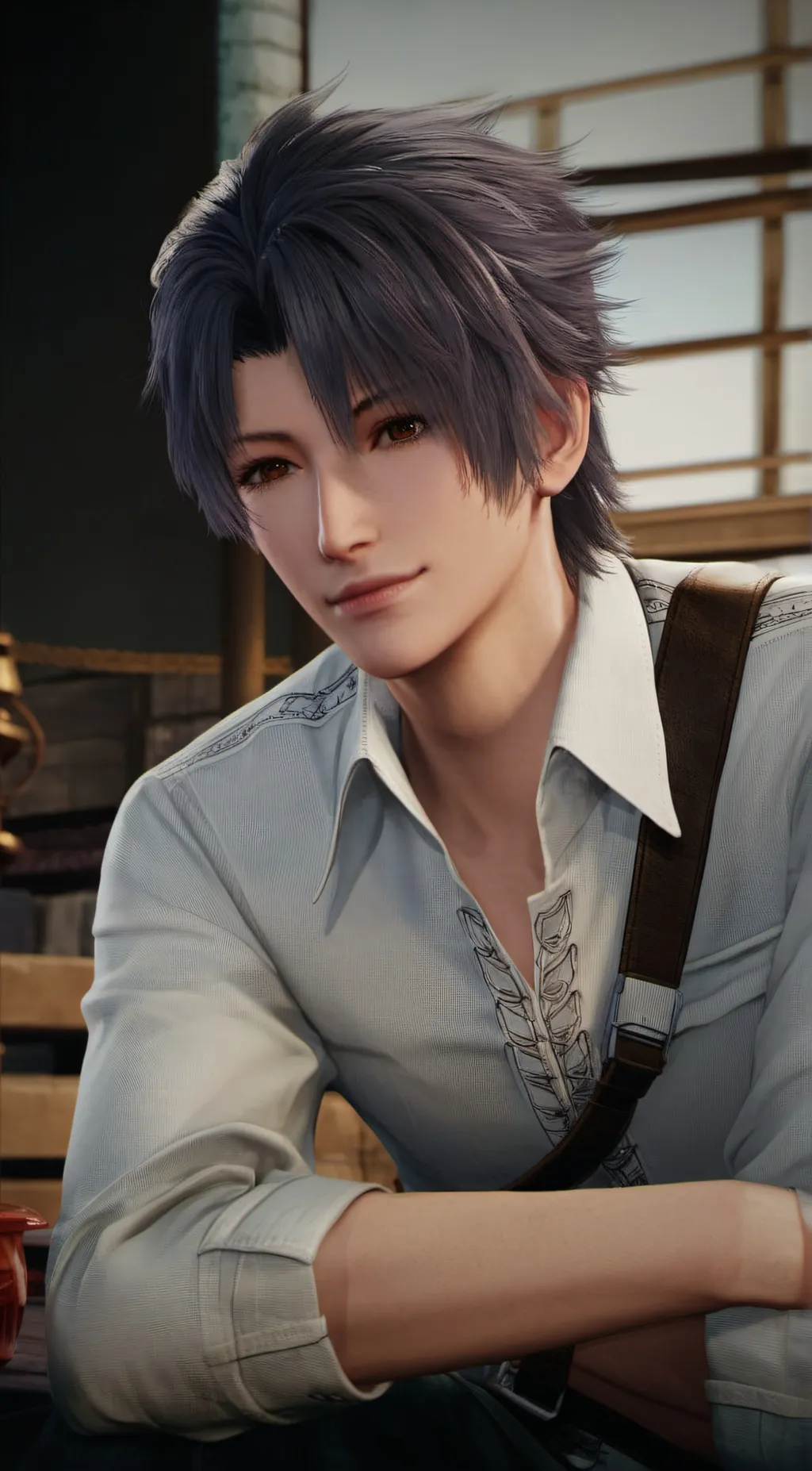 ai character: Caspian  background