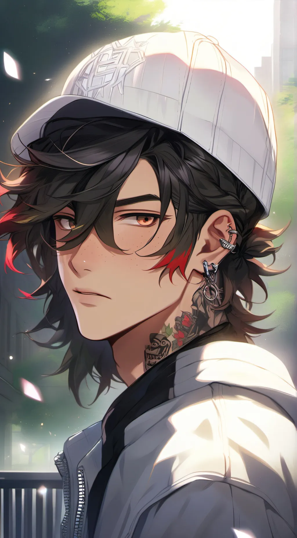 ai character: Lil Sam  background