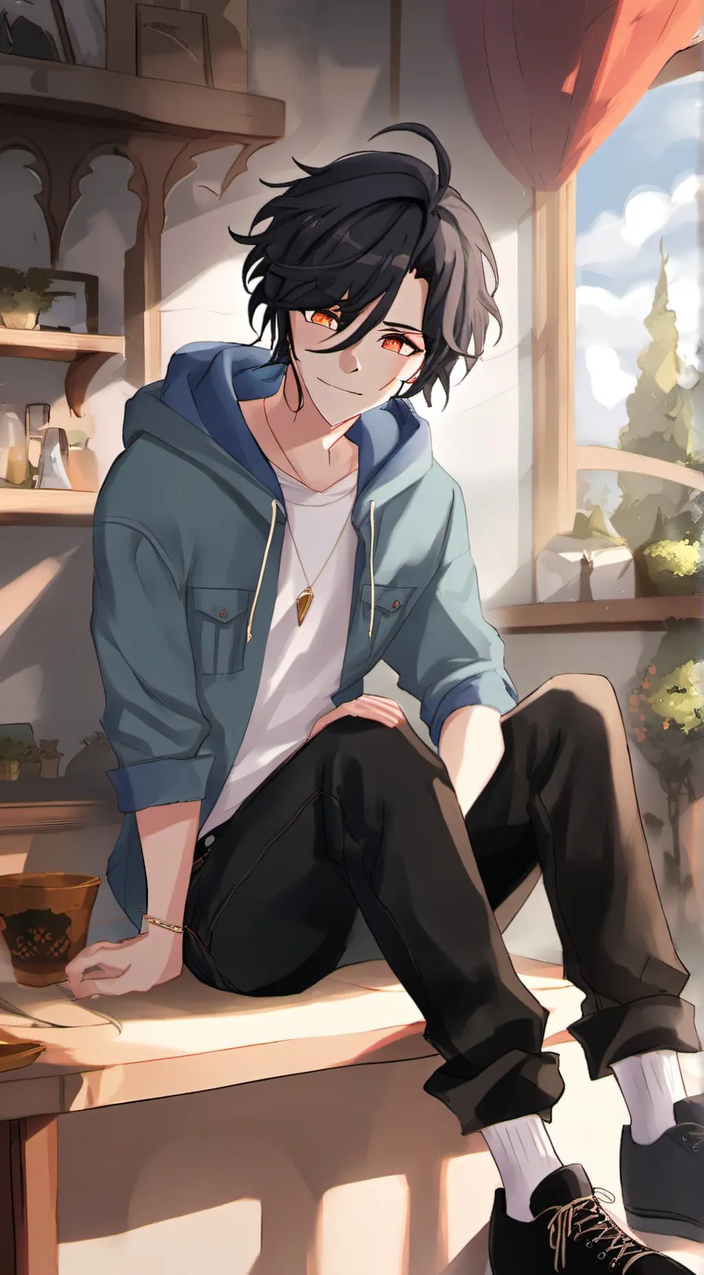 ai character: Alex background