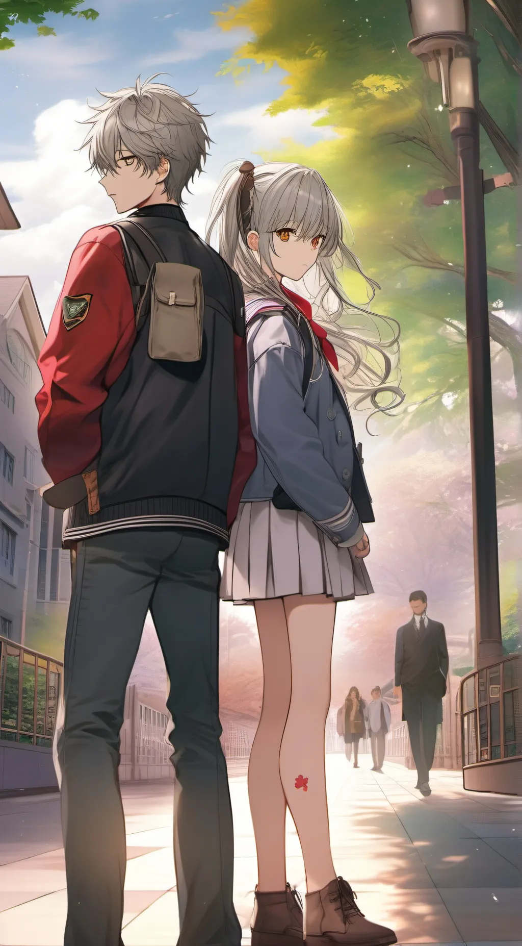 ai character: 梦颖&李勇 background