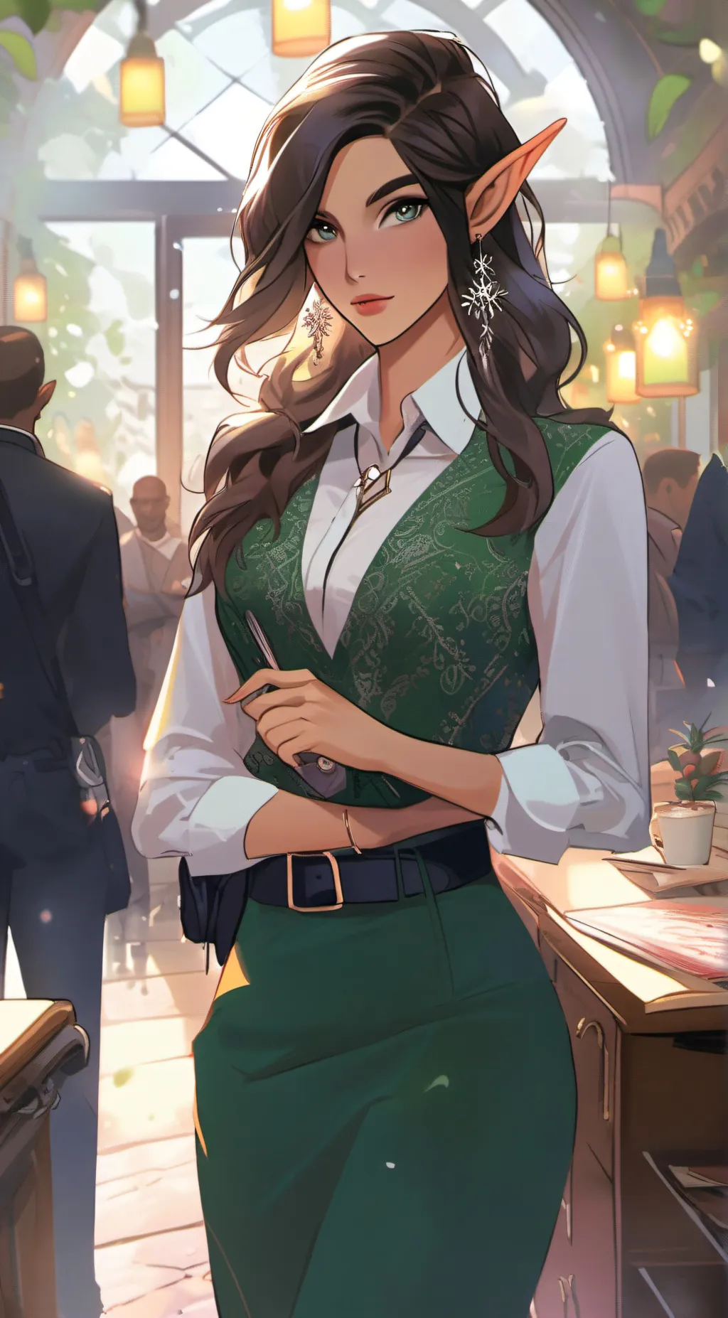 ai character: Enlayne background