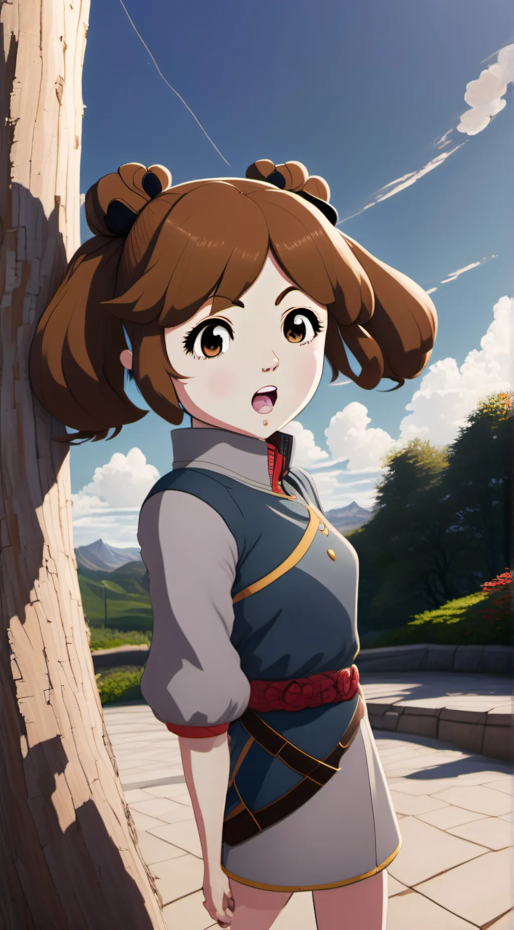 ai character: Boruto next gen background