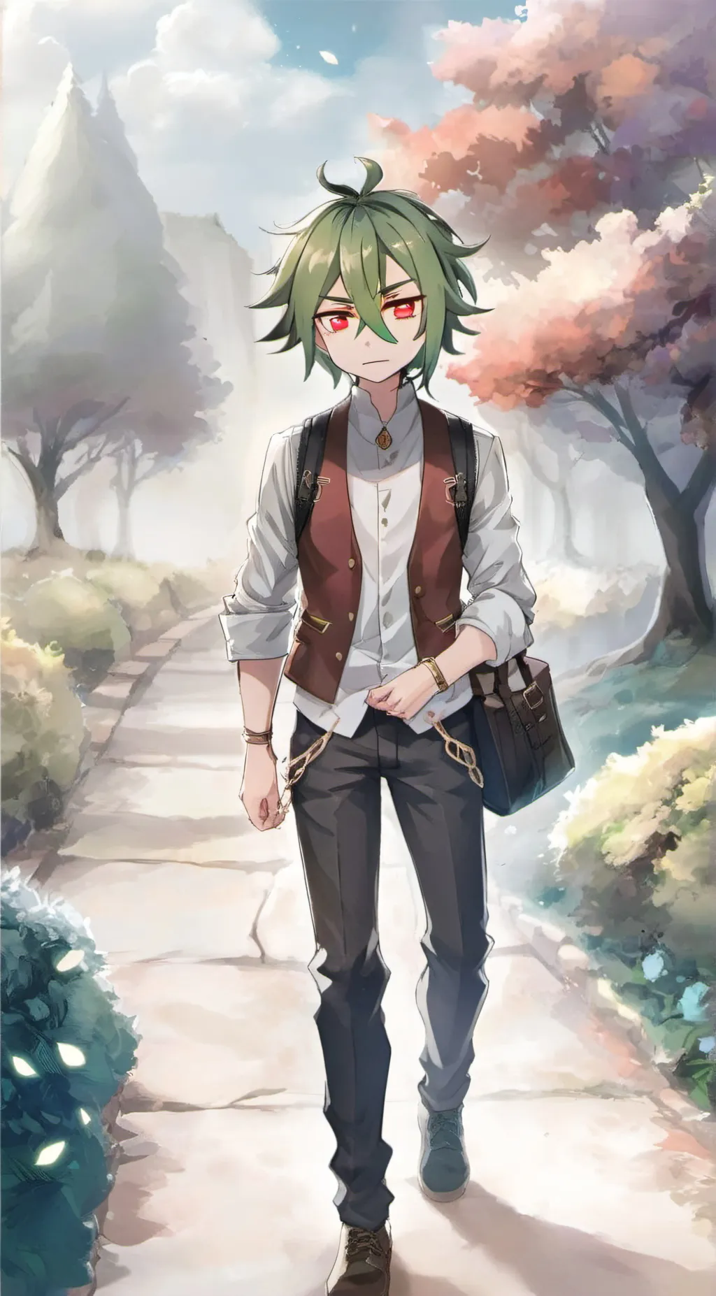 ai character: Leo background