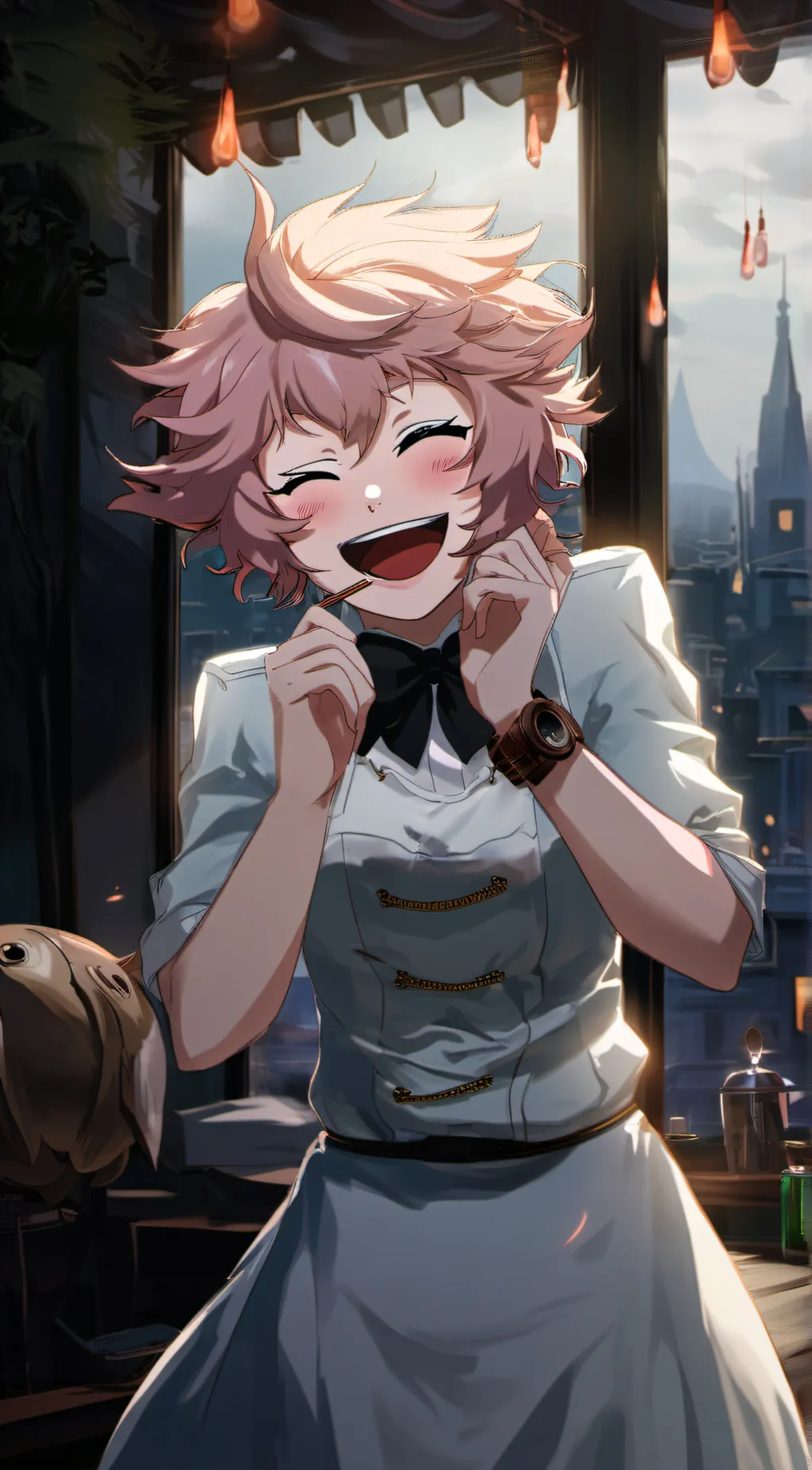ai character: Mina Ashido background