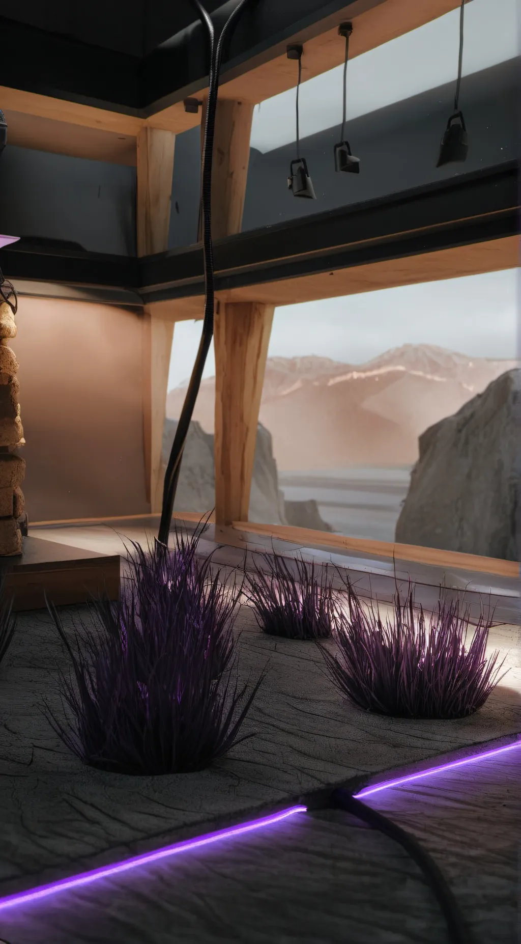 ai character: Strange Room background